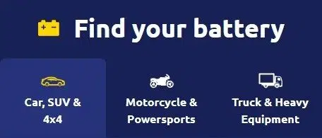 Century Battery Finder tool
