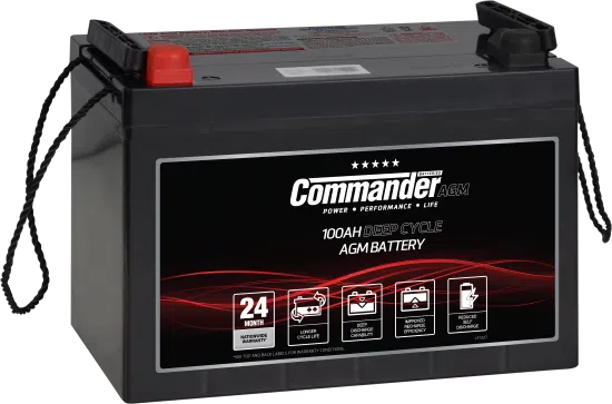 Commander Battery DC12-100AGM